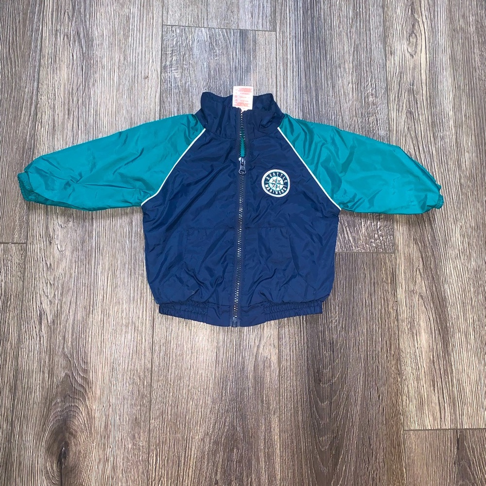 MLB Seattle Mariners Full Zip Windbreaker